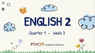 ENGLISH 2 Q1 W3 (RECOGNIZING COMMON AND PROPER NOUNS IN SENTENCES)