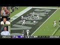 The Manning Brothers & Russell Wilson Live Reaction to Raiders vs Ravens INSANE ENDING