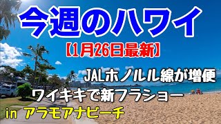 【今週のハワイ★１月２６日最新版】１週間のハワイ情報をまとめてお届け♪これを見ればハワイの今がわかる！！