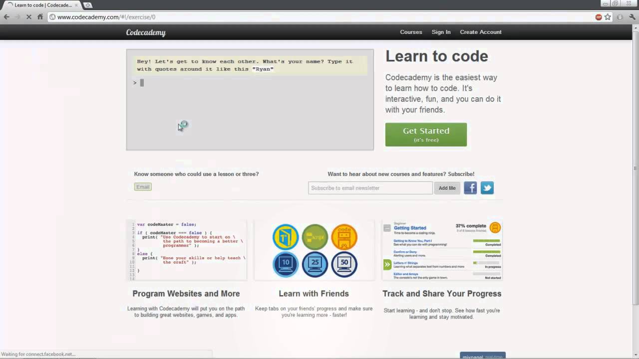 Codecademy [ A Fun Way To Learn Programming ] - YouTube