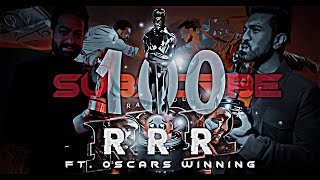 🏆🌟 RRR 🏆🌟 Oscar Winning 🏆 Ft. Naatu Naatu 🕺💃 |Created By V A D S 💻