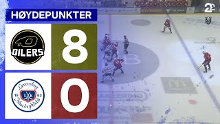 Stavanger Oilers 8 - 0 Lørenskog - Høydepunkter