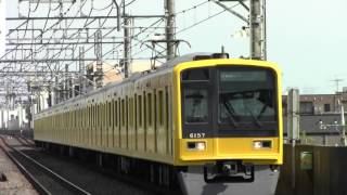 【西武】黄色い6000系電車　臨時快速急行 所沢行