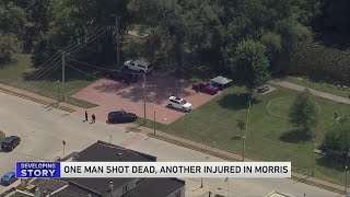 Police: Man dead, another injured in Morris shooting