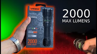 Тактический светодиодный фонарик VIDEX VLF-AT255RG