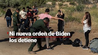 ¡Los sueños no se acaban! Migrantes siguen llegando a la frontera de Estados Unidos