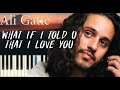 Ali Gatie - What If I Told You That I Love You - Piano Tutorial