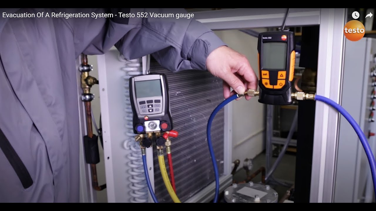 Testo 552 Digital Vacuum Gauge (Bluetooth) Application Video ...