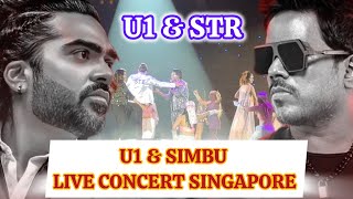 Simbu live 🇸🇬Singapore 🥳| Yuvan concert Singapore 2024 | Simbu & U1,Premji | Singapore