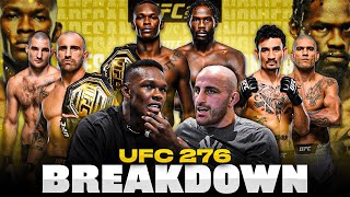 UFC Champions Israel Adesanya & Alexander Volkanovski Breakdown UFC 276