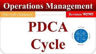 PDCA Cycle in hindi , pdca cycle in quality management, pdca cycle in operations management