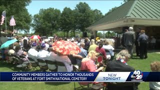 Community members gather to honor thousands of veterans at Fort Smith National Cemetery
