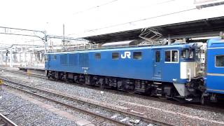 EF64牽引 24系寝台特急「あけぼの」大宮発車①