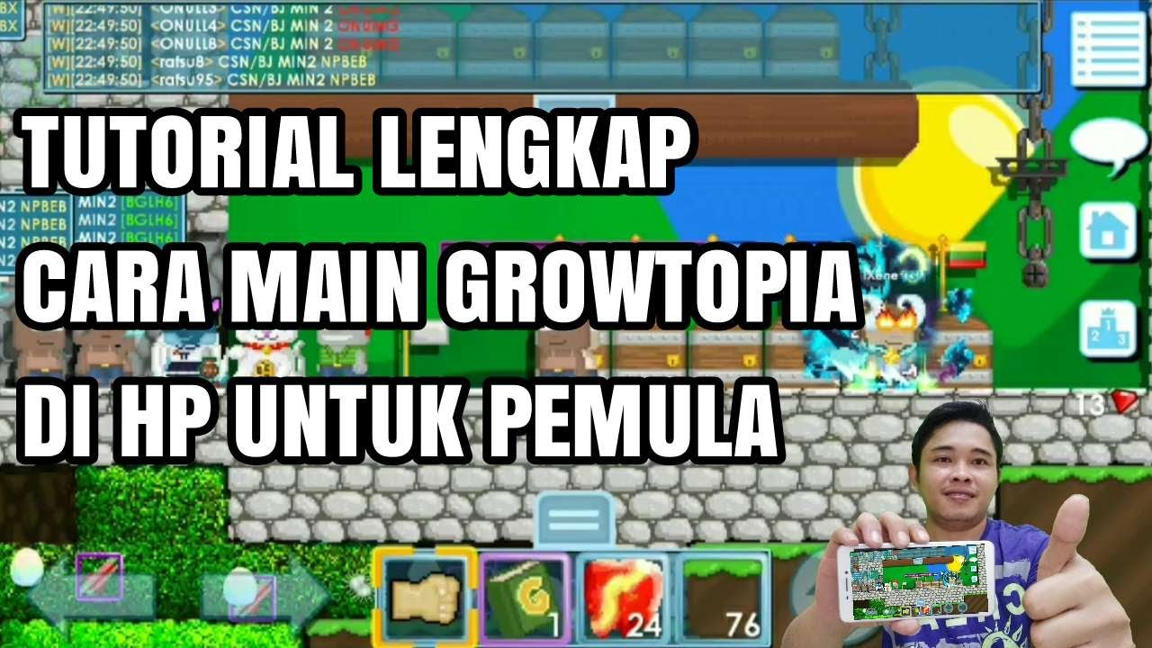 Cara Main Growtopia Di Hp Android Untuk Pemula - Tutorial Game ...