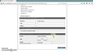 WorldCat: Using filters in an advanced search