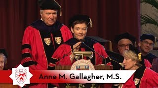 92nd Annual Commencement - Honorary Degree - Anne \u0026 James Gallagher