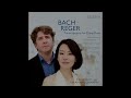 bach reger bwv 1048 brandenburg concerto no. 3 arr. for piano 4 hands w score