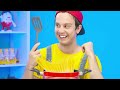 me vs grandma cooking challenge crazy ideas to cook by barada gold challenge