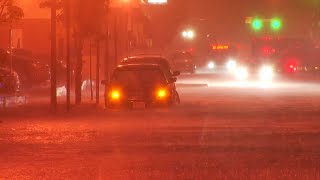 Flood damage in Downtown Roanoke