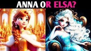 ARE YOU ANNA OR ELSA? QUIZ Personality Test - 1 Million Tests