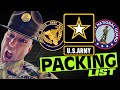 WHAT TO BRING FOR BASIC TRAINING 2023 - THIS IS WHAT YOU NEED TO PACK (MALES AND FEMALES)