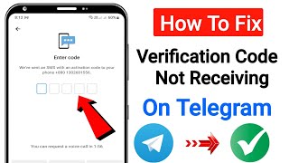 How To Fix Telegram Verification Code Not Receiving Problem | Easy Solution 2025