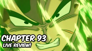 NON-STOP BROLY: Dragon Ball Super Manga Chapter 93 Review LIVE!