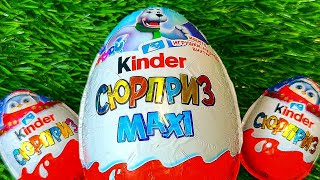 ASMR KINDER Unboxing: Kinder MAXI SURPRISE Unboxing | Satisfying 🍭