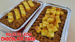 SA KAWALI KO LANG BINAKE! DULCE DE LECHE CHOCOLATE CAKE | Tipid Tips atbp