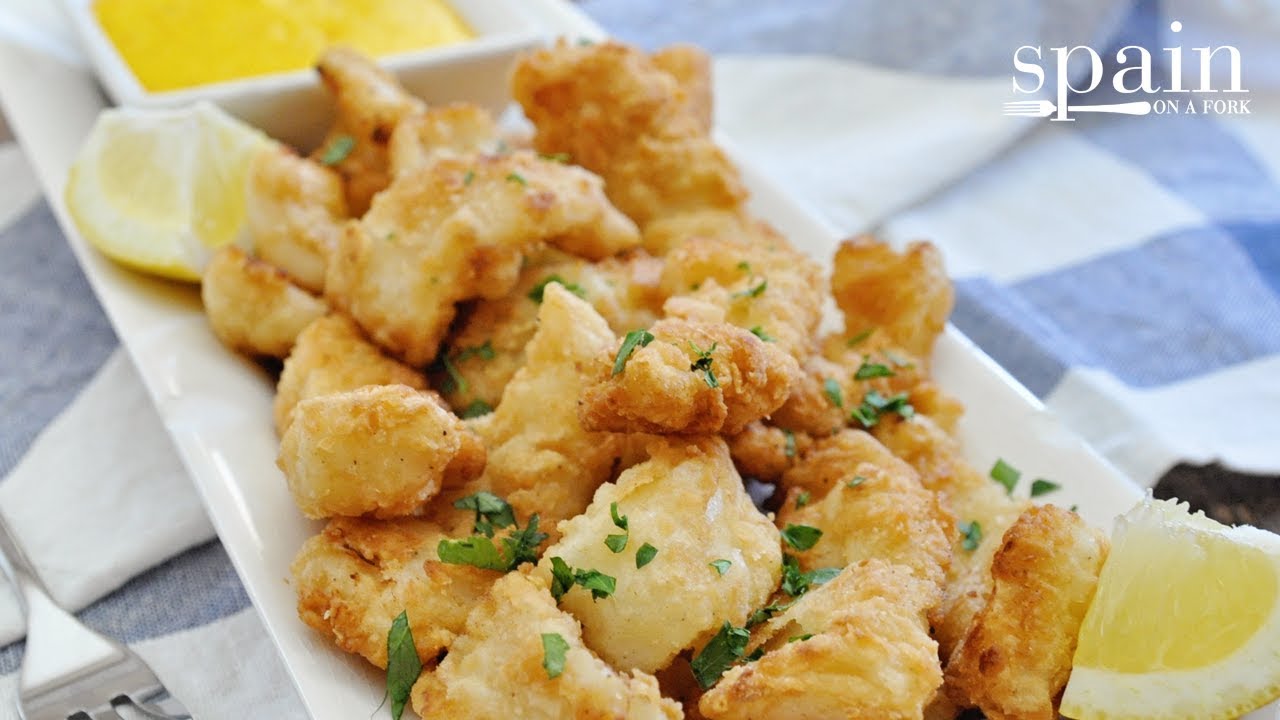 Fried Spanish Squid ¨Rabas Fritas¨ With Saffron Garlic Aioli - YouTube