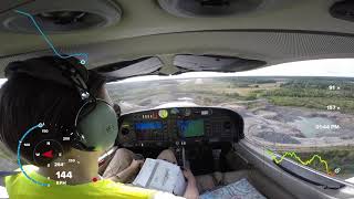 Landing to Turku (EFTU) airport on 22nd Aug 2018