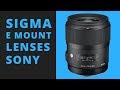 Do the Sigma E Mount Lenses for Sony Solve YOUR Problem?