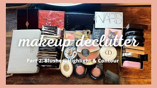 [ENG] Makeup Declutter Ep2: Face Makeup Collection (Blushes, Face Palettes, Highlight & Contour)