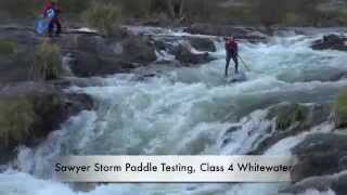 Sawyer Storm SUP Whitewater Testing