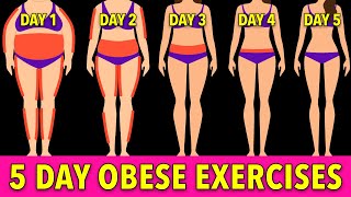 5-Day Obese Exercises At Home: Burn Calories