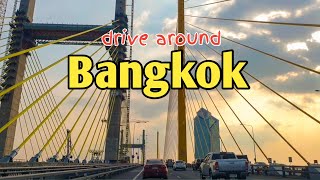 Drive around Bangkok day and night !! Amazing night life.Driving ambience Relaxation in Thailand