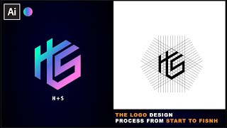 The Logo Design Process From Start To Finish | Learn How To Design Any Letters In Polygon