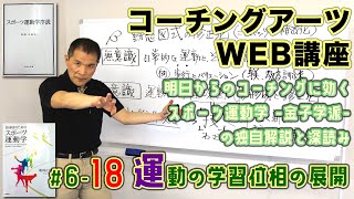 「スポーツ運動学 -金子学派- の独自解説と深読み」6-18 運動の学習位相の展開