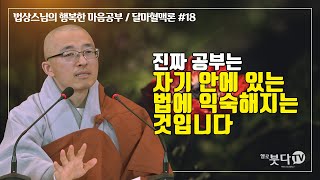 법상스님의 달마혈맥론 18회(9-2) | 진짜 공부는 자기 안에 있는 법에 익숙해지는 것입니다 | 법상스님의 행복한 마음공부 | 불교공부 마음행복 좋은말씀