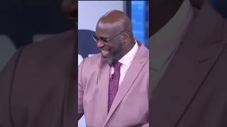 Shaq couldn’t stop laughing at Chuck 😂 #nba #charlesbarkley #shaq #insidethenba #nbaontnt