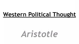 WPT for Political Science- Aristotle on Justice, Equality and Polity (Part 3)