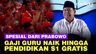 Prabowo Beri Kado Spesial ke Guru Gaji Naik hingga Biaya Pendidikan S1 Gratis