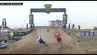 Lata and Van Erp pushing the limits in Turkiye!😱 | EMX250 Race 1 2024 MXGP of Turkiye