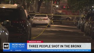 NYPD: 3 people shot in Bronx