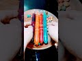 4 DELICIOUS ICE POPS IN A PLATTER #asmr #shorts #icepop #viral #color #satisfying