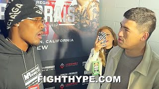 JERMALL CHARLO STEPS TO DMITRY BIVOL & CALLS HIM OUT TO HIS FACE; AGREE TO FIGHT AT 168