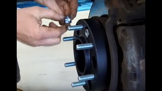 Wheel spacers fitting info & demo on Ford Ranger T6 pickup Truck