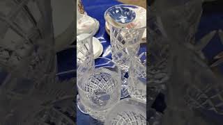 Lead Crystal and antique cut glass at auction