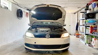 Upgrading the TDI with some LASFIT LED Low Beam Bulbs!!