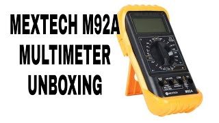 MEXTECH M92A digital multimeter unboxing!!